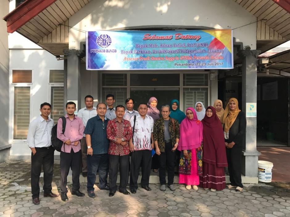 Visitasi Akreditasi Prodi Sastra Inggris STIBA 2017